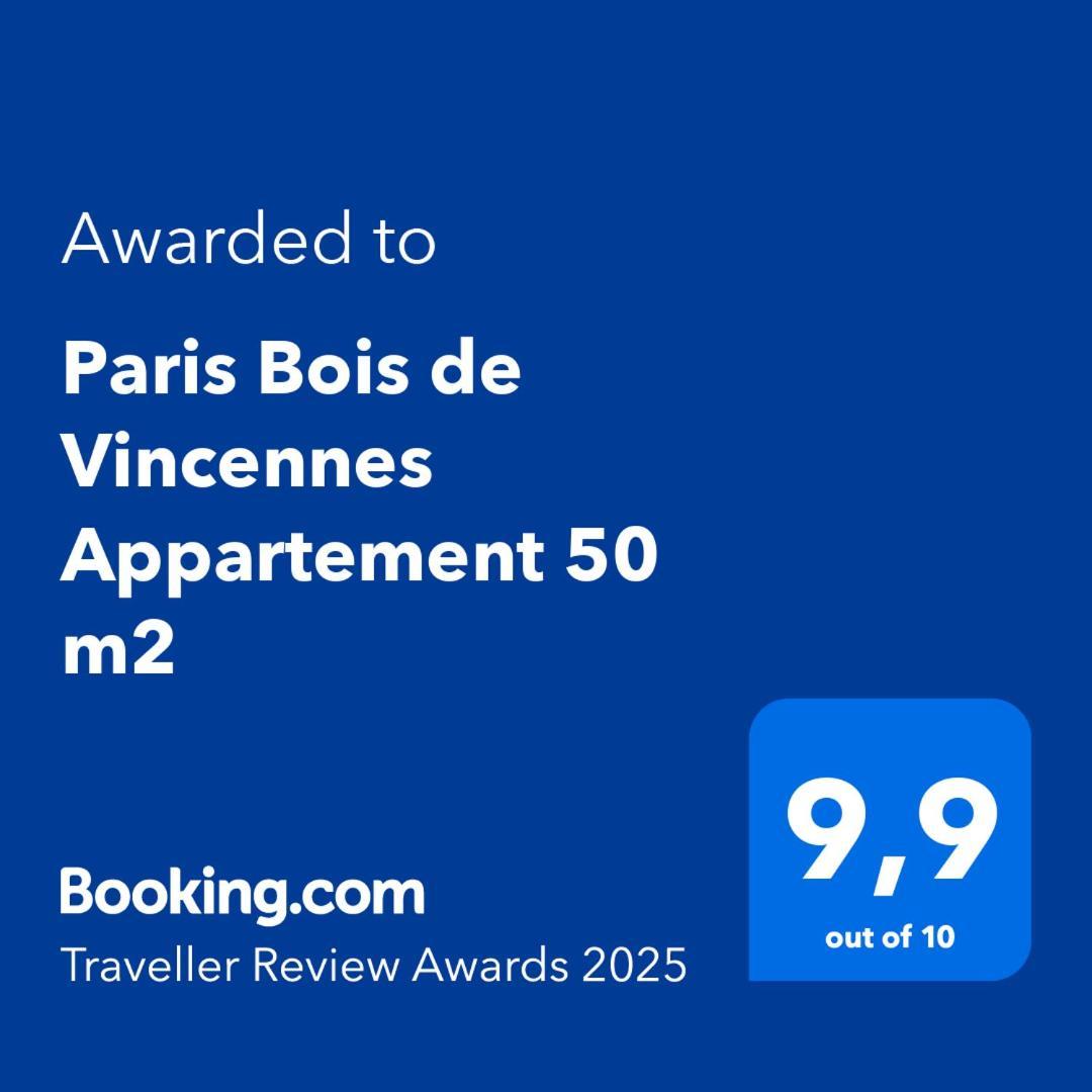 Paris Bois De Vincennes Appartement 50 M2 Exterior photo